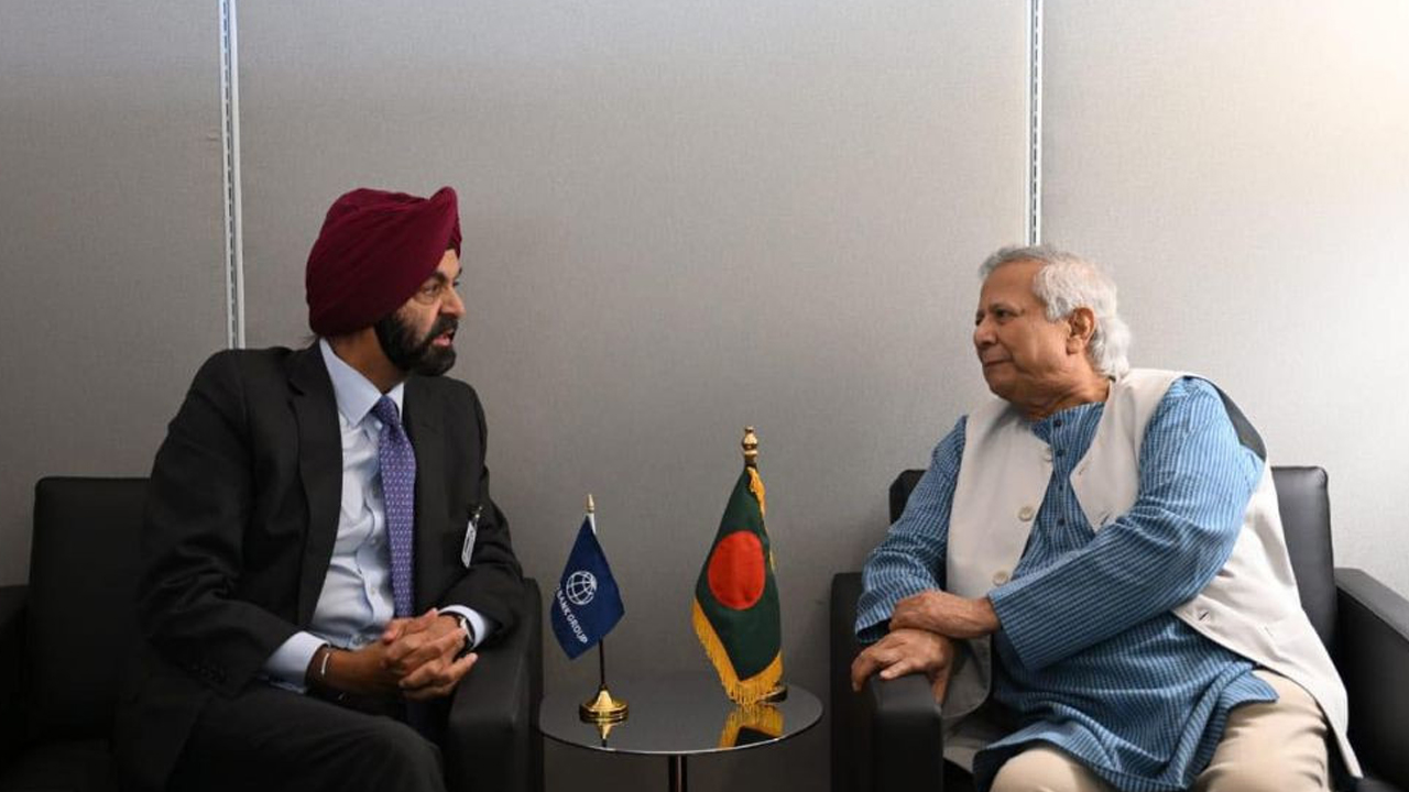 বিশ্বব্যাংকের প্রেসিডেন্ট অজয় বঙ্গের সঙ্গে প্রধান উপদেষ্টার বৈঠক